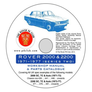 Rover P6 4 Cylinder - delivery by CD ROM