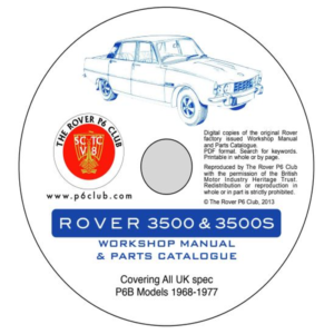 Rover P6 V8 - delivery by CD ROM